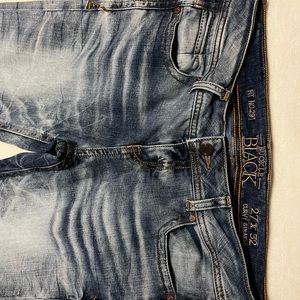 Buckle Black Jeans Fit NO. 291 27x32 curvy straight